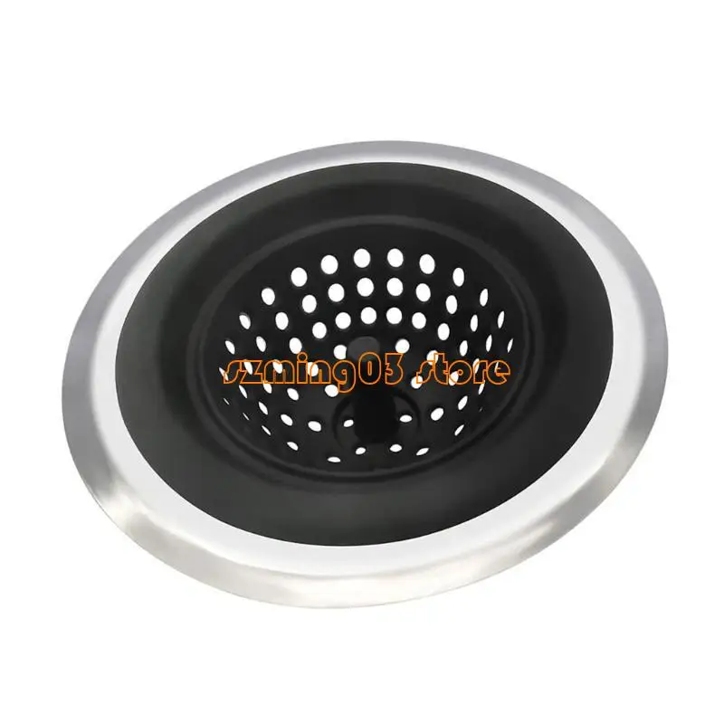 Filtro per lavello in gomma da cucina H9ec Non intasare i tiri per rifiuti alimentari Cappellini Catturatore Acqua Runda per