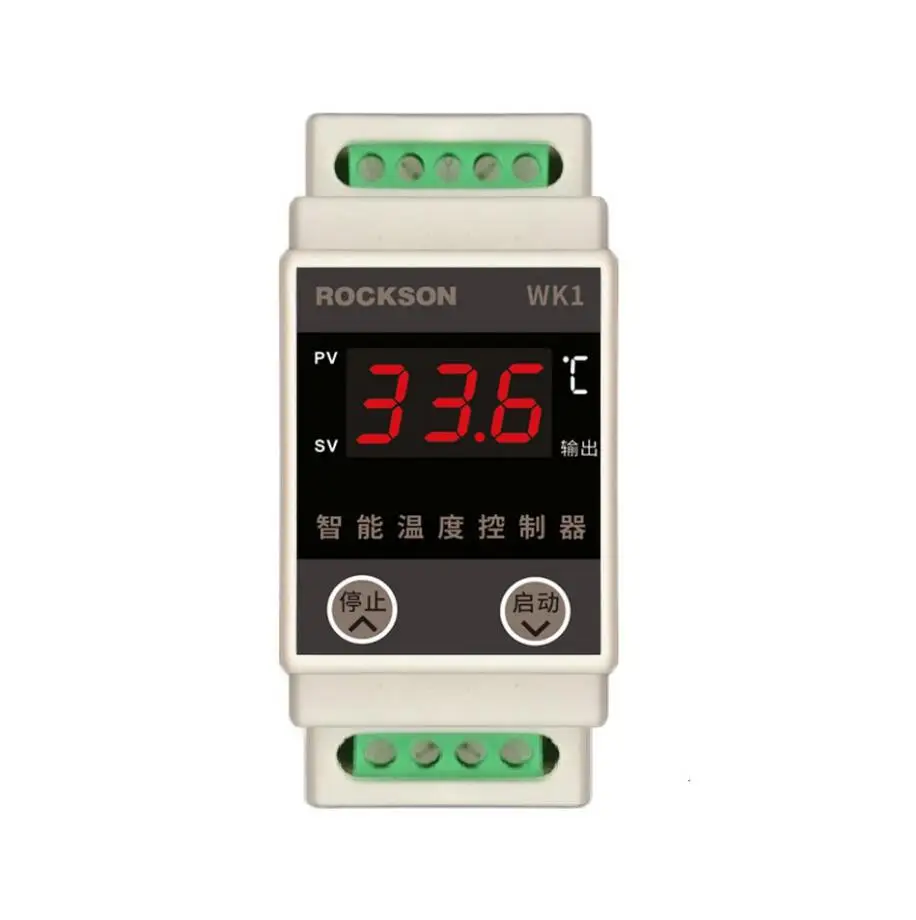 Small Intelligent Digital Adjustable Temperature Controller Guide Rail for Water Heating And Cooling
