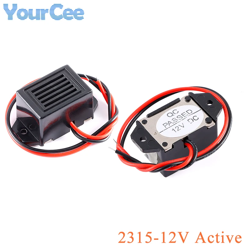 2pcs/1pc 2315 Mechanical Active Buzzer 23*15 DC12V Mechanical Vibration Buzzers Sound Alarm Speaker