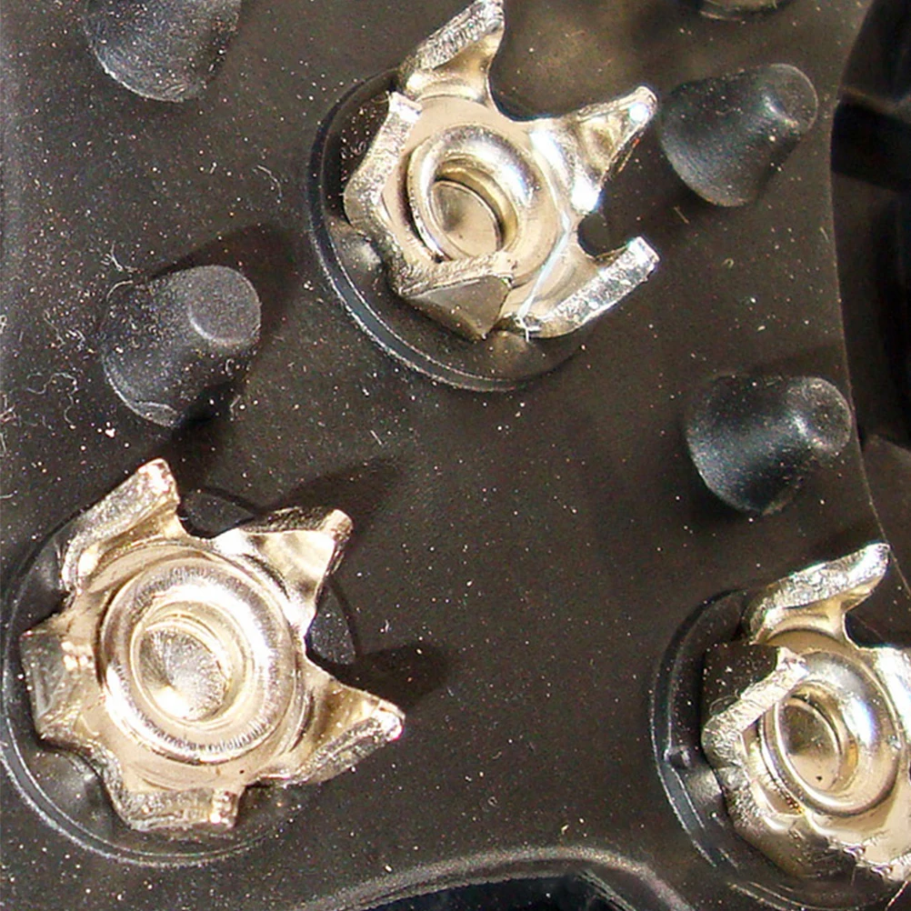 

100pcs Cleats Stainless Steel Spikes Anti Slip Shoes Grips Crampon Pegs For Hiking Walking Jogging Grass Snow Ice