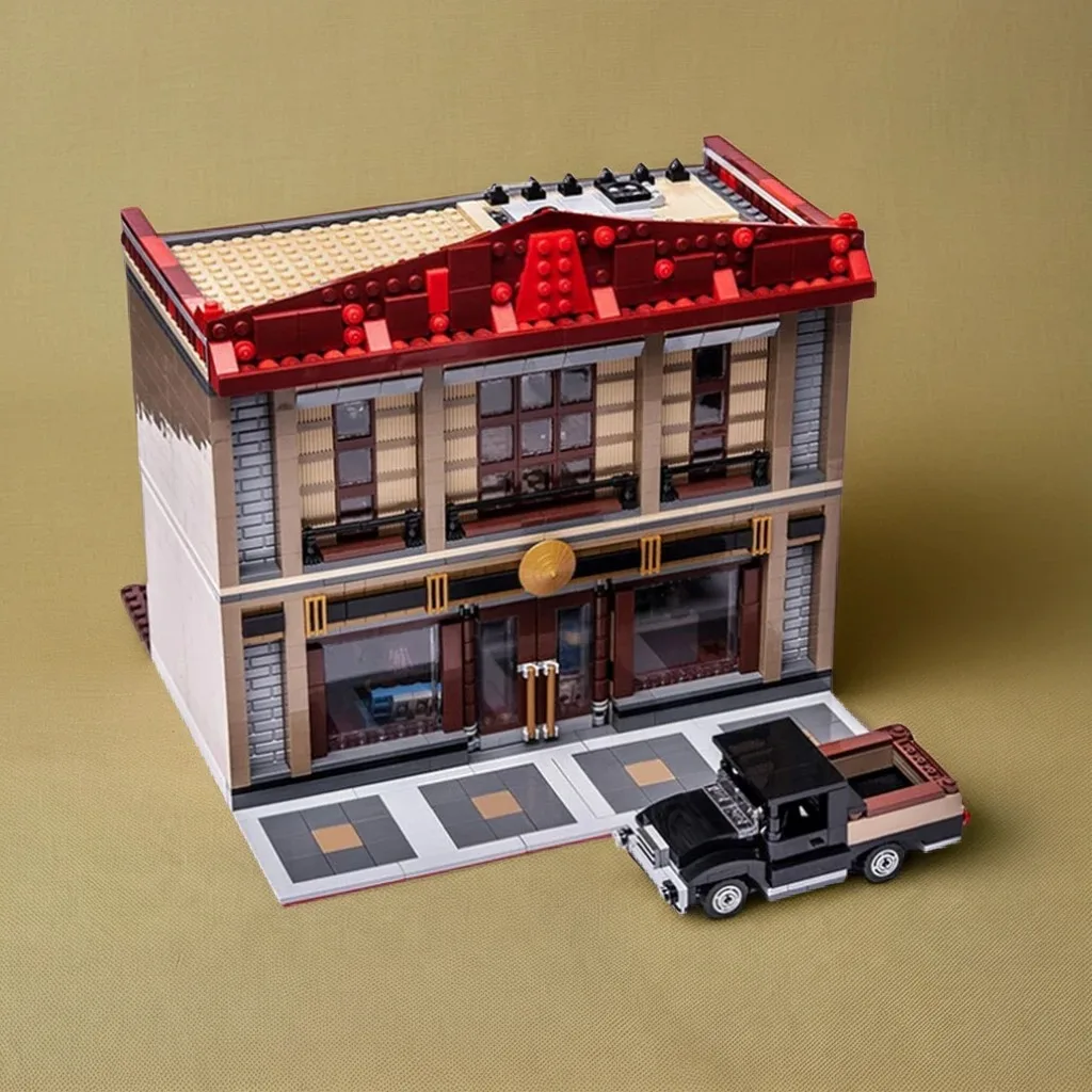 

1439 шт. 10232 альтернативный MOC винтажный автомобиль/конструкция для восстановления на заказ DIY образовательная модель строительные блоки игрушки на день рождения подарок