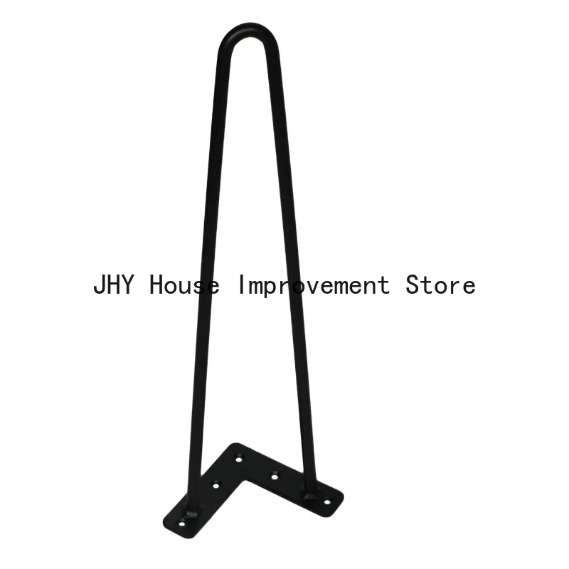 4 Pieces Heavy Duty Metal Hairpin Legs - Industrial Table Legs, 500 lbs/226.8 kg, for Coffee Tables, Desks, Bedside Tables