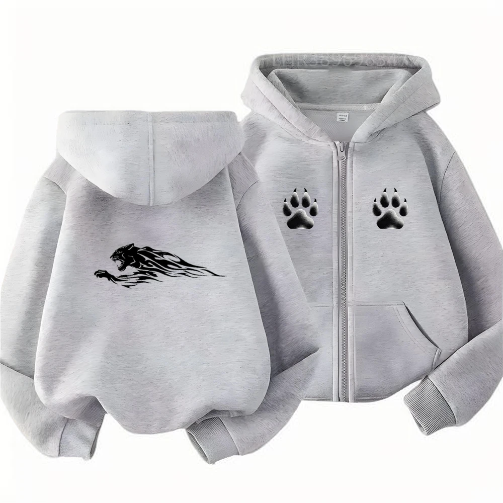 Baby Clothing Zipper - Children's Hoodie 3-12 Years Girl Boy