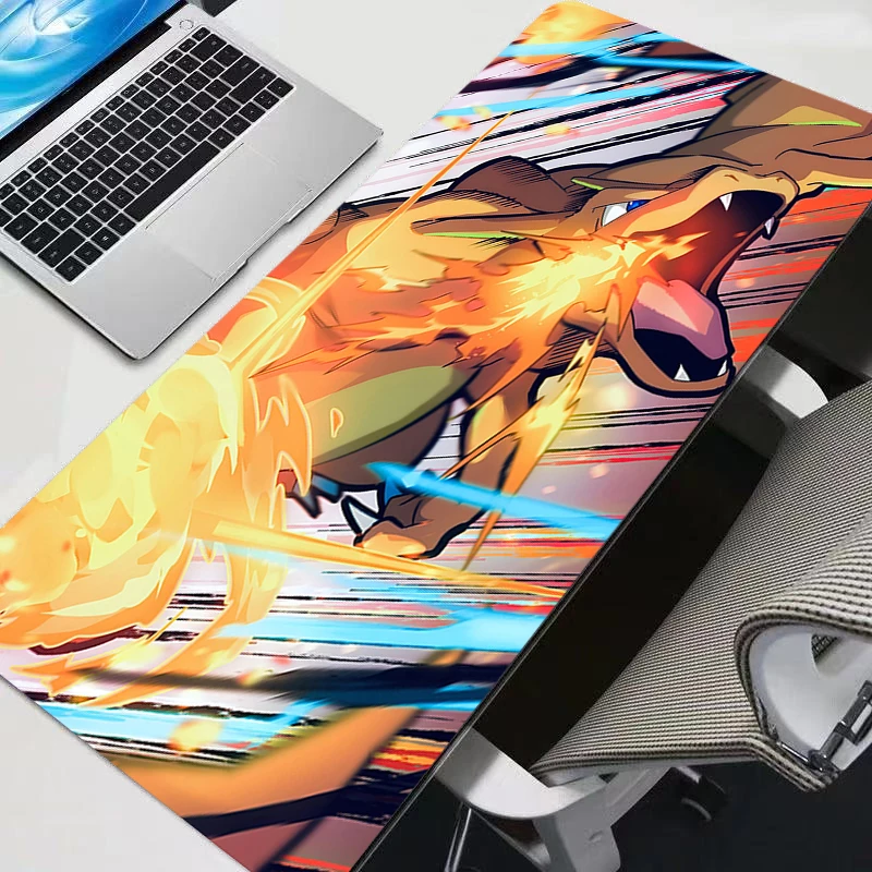 Mouse Pad Pokemon Pikachu Anime Gamer Large XXL Tablet Varmilo Keyboard Carpet Kawaii durable Gaming Accessories Mousepad