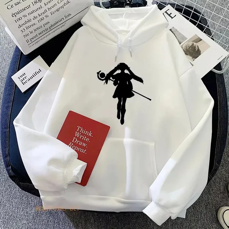 2025 Sousou No Frieren Manga Sudadera con capucha hombres mujeres Frieren estampado sudaderas con capucha de talla grande Anime Sudadera con capucha Otoño Invierno Casual Pullo