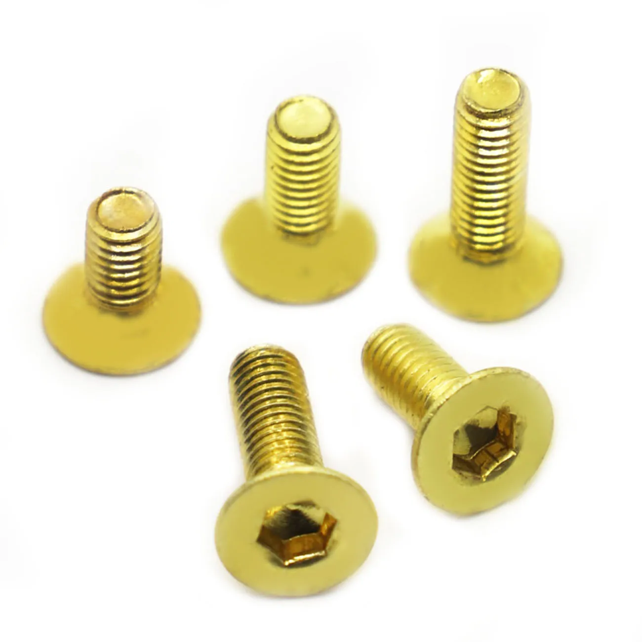 

M3 M4 M5 M6 M8 Brass Dlat Hexagon Hex Socket Countersunk Head Allen Bolt Screw DIN7991