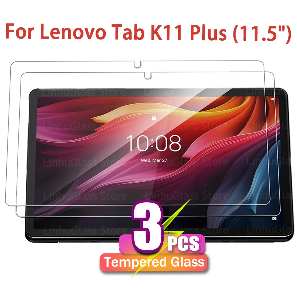 

Закаленное стекло для Lenovo Tab P11 (2-го поколения) / Lenovo Tab K11 Plus (11,45 дюйма), защитная пленка для экрана, защитная пленка от отпечатков пальцев