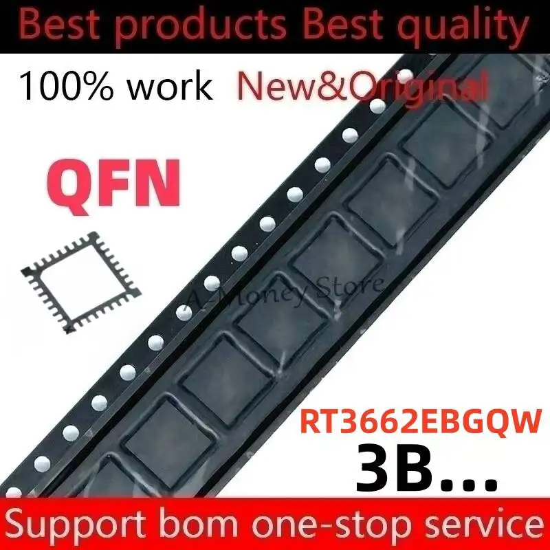 

(2-10pcs)RT3662EB RT3662EBGQW 3B=3M 2G 1L QFN-32