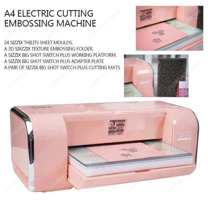 A4 Electric Cutting Embossing Machine Scrapbooking Die Cutting Machine For Crafts Cutter Paper Die-Cut Embossing DIY Tool 663675