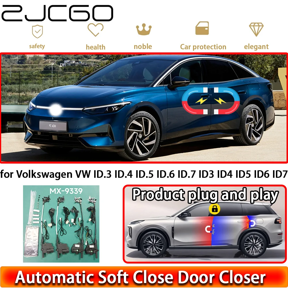 

for Volkswagen VW ID.3 ID.4 ID.5 ID.6 ID.7 ID3 ID4 ID5 ID6 ID7 Soft Close Door Power Closing Latch System Pull Door Easy Close