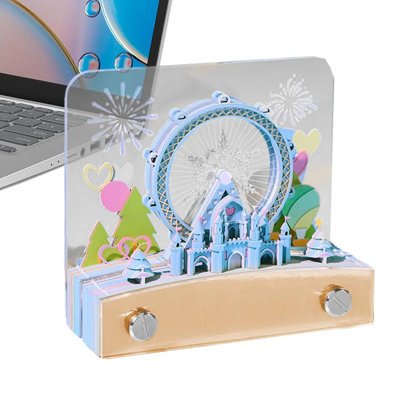 blocco-note-3d-pezzo-temporale-ruota-panoramica-calendario-2026-note-orologio-da-scrivania-appiccicoso-per-l'organizzazione-natalizia-pianificazione-lavoro-a-casa
