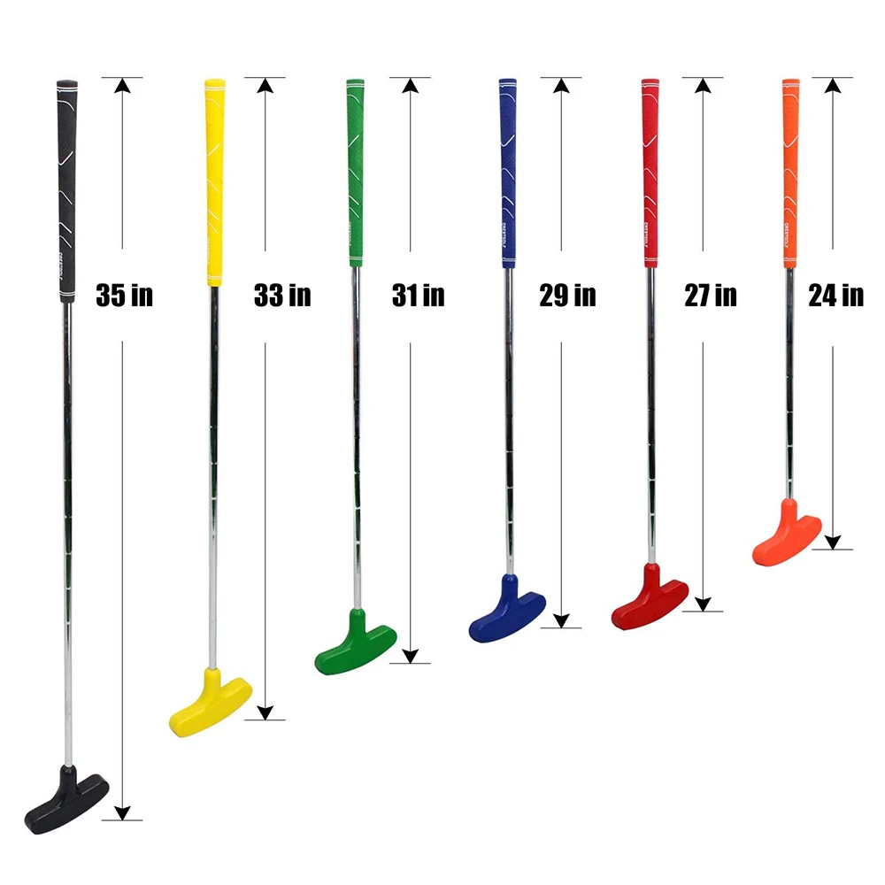 Mini Junior Golf Clubs Putter For Adults Kids Left Right Handed Double Sided Supplies