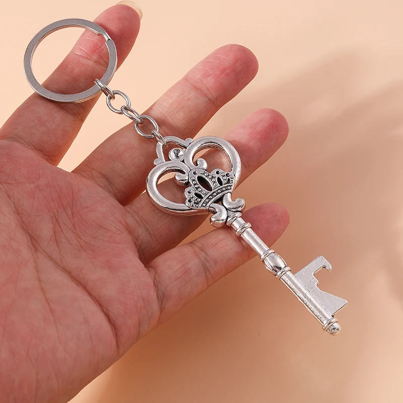 Aihua Original Steampunk Retro Lock Key Charm Keychain for Women Gothic Personality Keyring Ornaments Jewelry