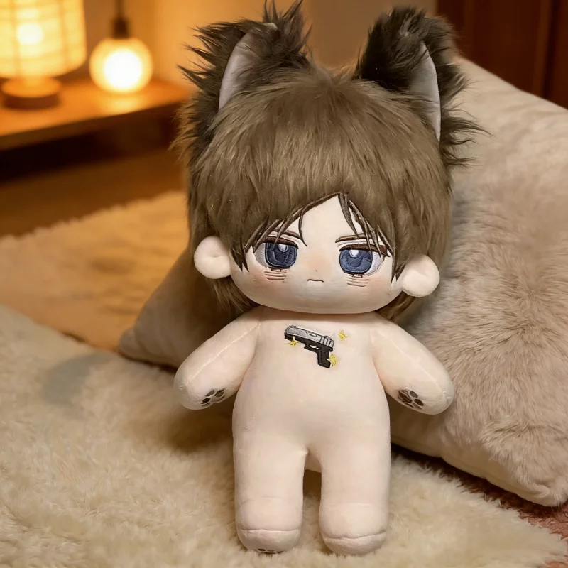 

20cm Game Resident Evil Leon.Scott.Kennedy Handsome Anime Figures Plush Cosplay Dress Up Cotton Doll Toys for Childrens cosplay