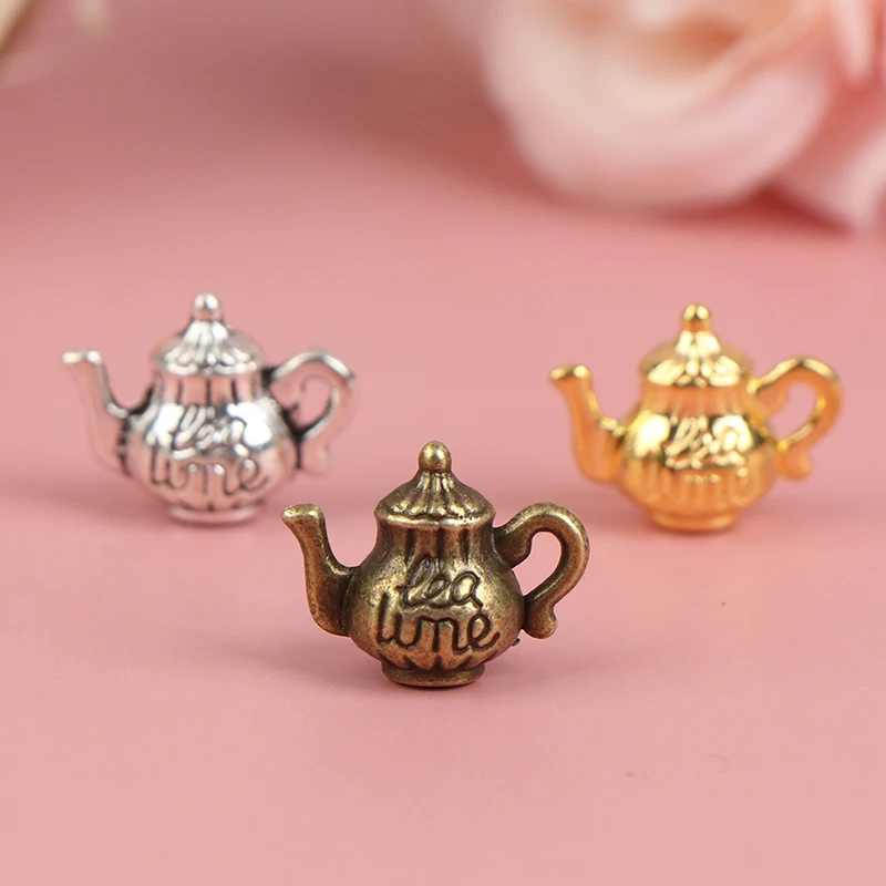 

5pcs 1/12 metal Water kettle Dollhouse Kitchen Canteen Miniature DollHouse Decor