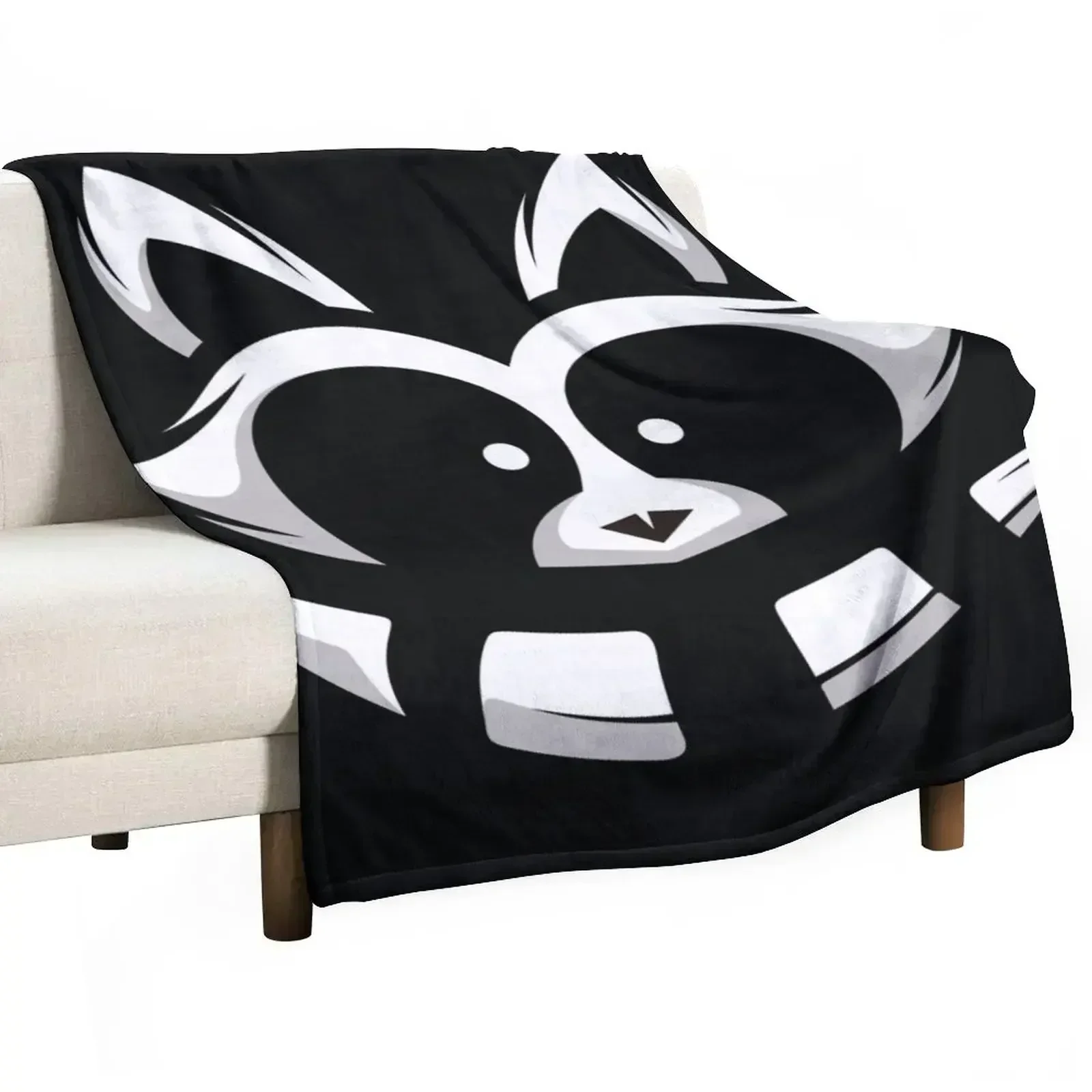 

Racoon Throw Blanket Beach bed plaid Blankets For Bed Nap Blankets