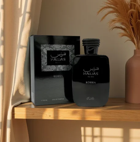 

Ha was Kobra Men's Perfume EDP Spray 3.38 Oz - Long-Lasting Men's Fragrance