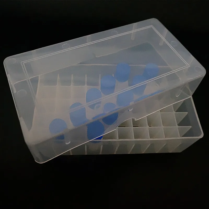 

2Pcs/Lot 1.5ml 1.8ml 2ml Plastic Chromatographic Sample Bottle Storage Box PP Cryogenic Storage Boxe Centrifugal Tube Box