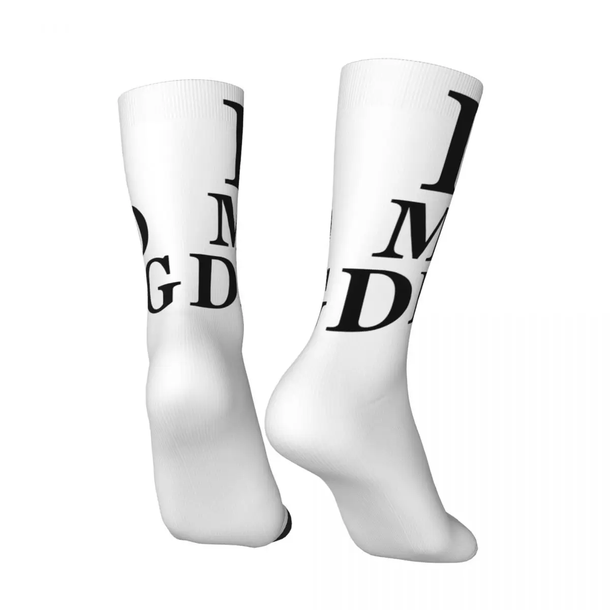 Medias I Heart Moo Deng para hombre, calcetines cómodos y divertidos, calcetines antideslizantes para monopatín de invierno, calcetines personalizados, Idea de regalo