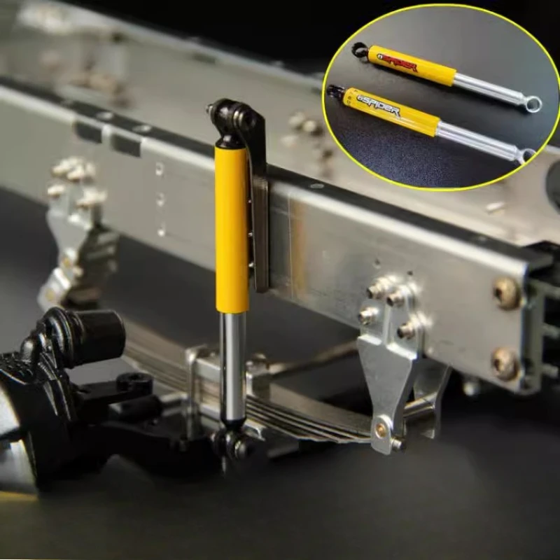 

Metal Rear Suspension Shock Suspension for 1/14 Tamiya RC Truck Trailer Tipper Scania 770S Benz Actros Volvo MAN LESU DIY Parts