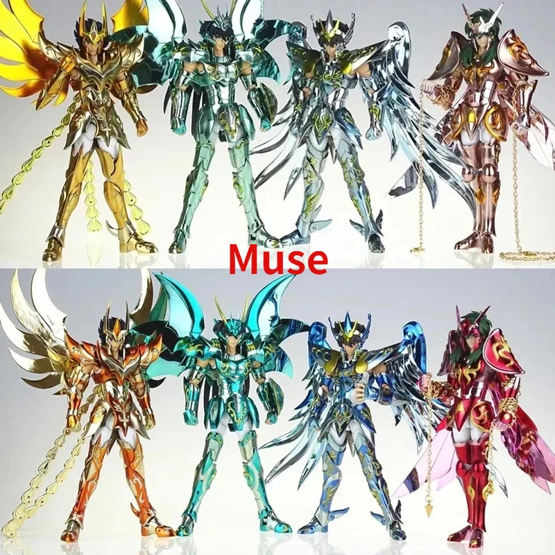 In Stock GT Saint Seiya Myth Cloth EX Pegasus Andromeda Shun Dragon Shiryu Phoenix Ikki God V4 Knights of Zodiac Action Figure