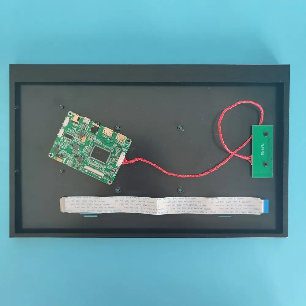 Metal alloy Ultra-thin Panel Back cover case box 2 Mini HDMI-compatible kit for LP140WF1 14