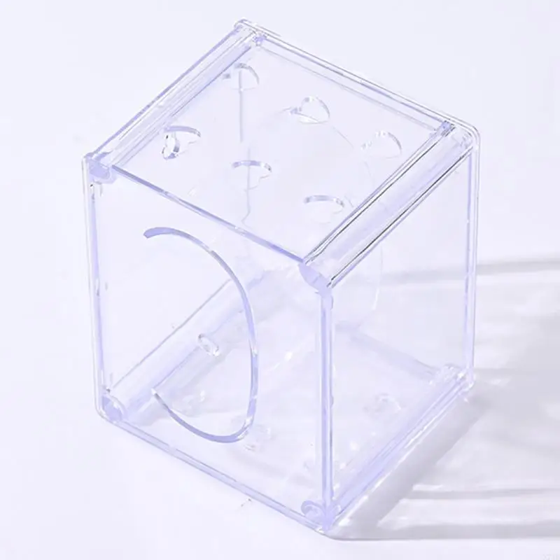 Transparent Watch Scratch Resistant Watch Container Clear Jewelry Display Box for Home and Commercial Use
