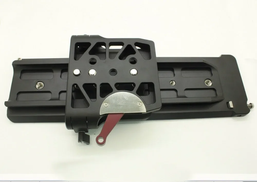 HONTOO 19mm Bridgeplate ARRI Standard Quick Release Baseplate Dovetail Plate w/ Rods for canon sony red camera HONGTOO