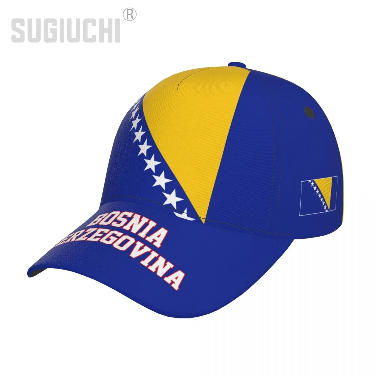 Unisex Bosnia And Herzegovina Flag Adult Baseball Cap Patriotic Hat for Baseball Soccer Fans Men Women