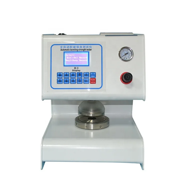 Pneumatic Diaphragm Bursting Strength Testing Machine, ISO 2758 Textile Bursting Strength Tester Price, Textile Bursting