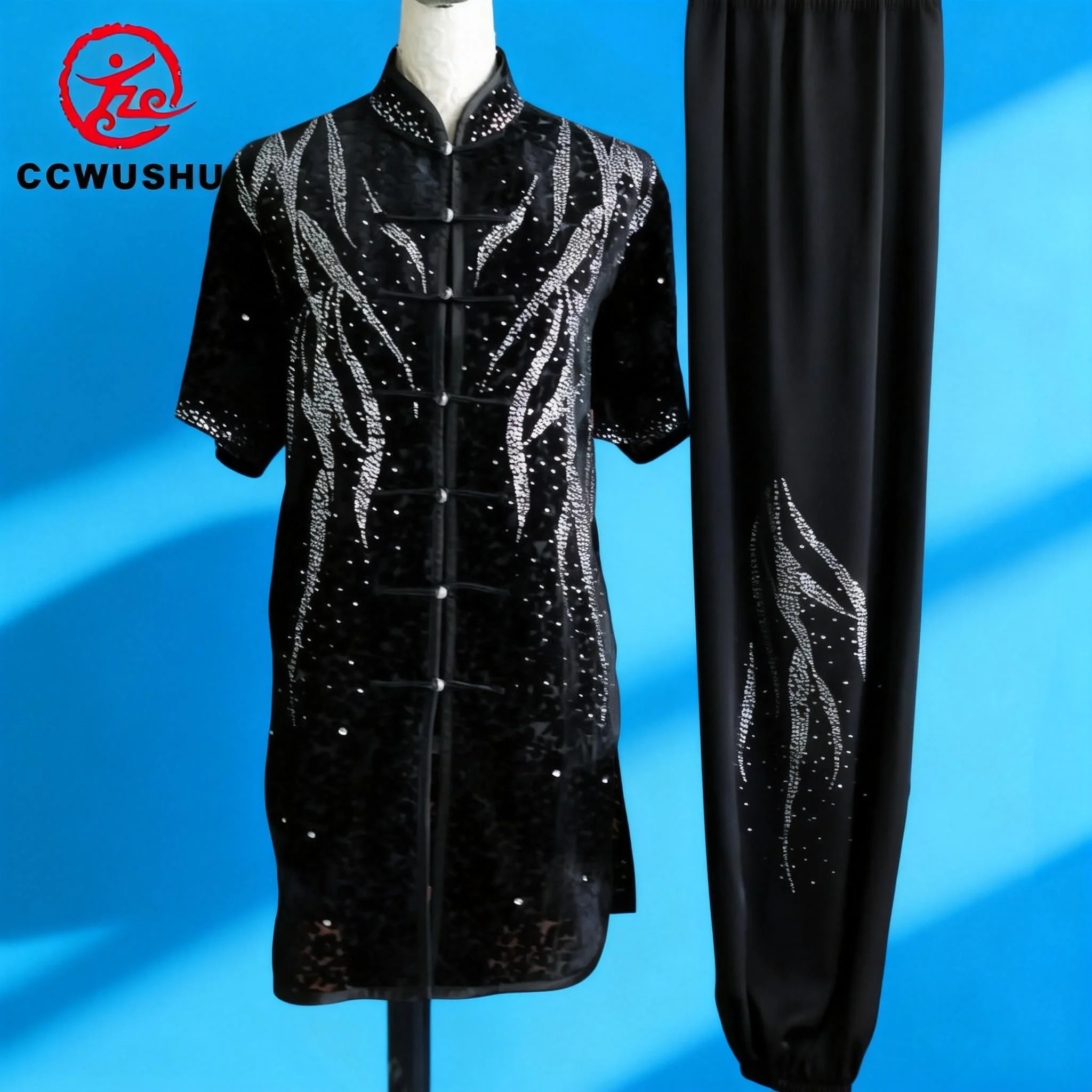 

Индивидуальная одежда для ушу, униформа для чанцюань, костюмы для боевых искусств, вышитая одежда для соревнований по кунг-фу и таолу, CCWUSHU