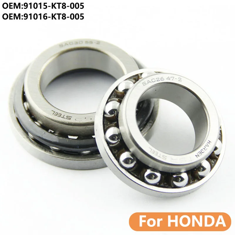 

Steering Head Bearing Kit For Honda VRX400 RVF400 NC35 NSR250 MC18 MC21 CB250 CB400 CB500F CB500FA 91015-KT8-005 91016-KT8-005