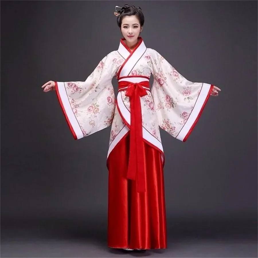 

2026 Chinese Traditional New Year Woman Performance Dance Hanfu Female Party Tang Suit Girls Cheongsam Dress Retro Costumes