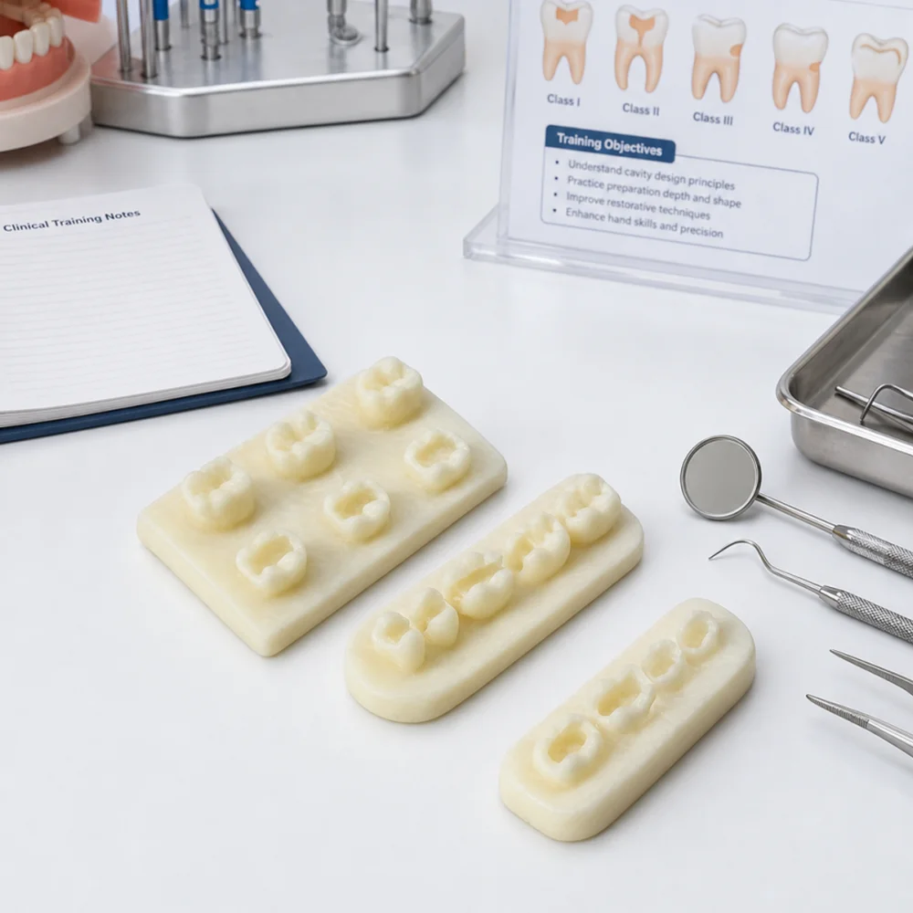 Dental Resin Filling Teaching Model, Dental Resin Filling Model, Dental Student Learning and Training Practice Model, 3 Styles Available