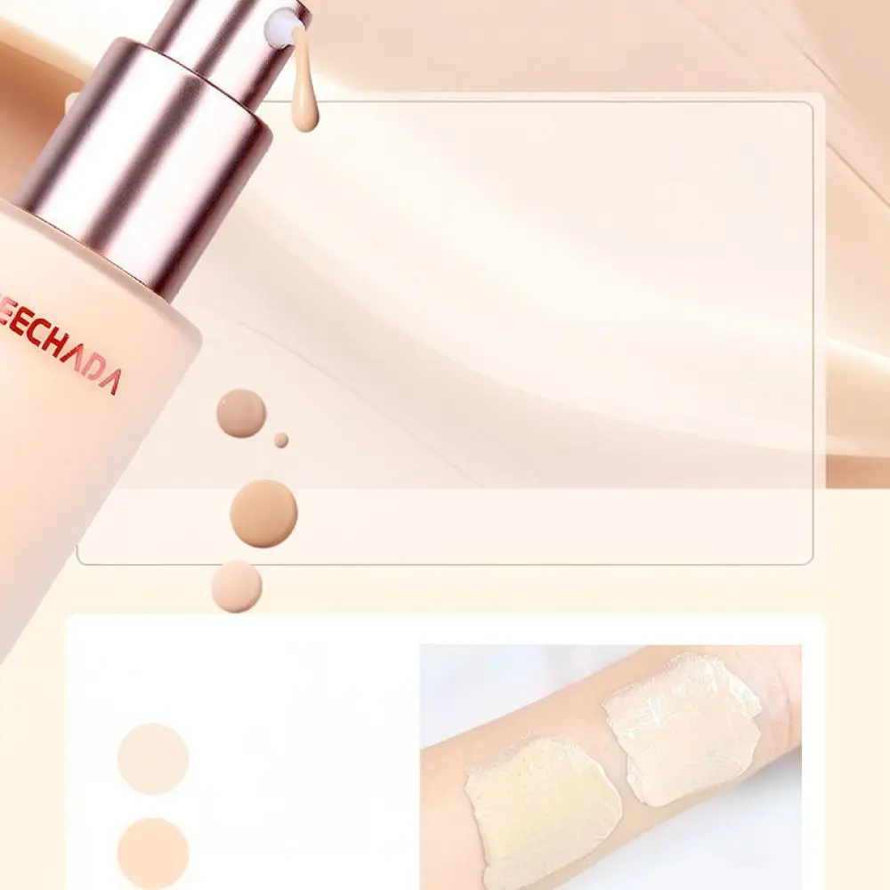 For For Treechada Flawless Liquid Foundation Oil Control Hydrating Base Makeup Natural Glow Concealer Lightweight Skin Tint