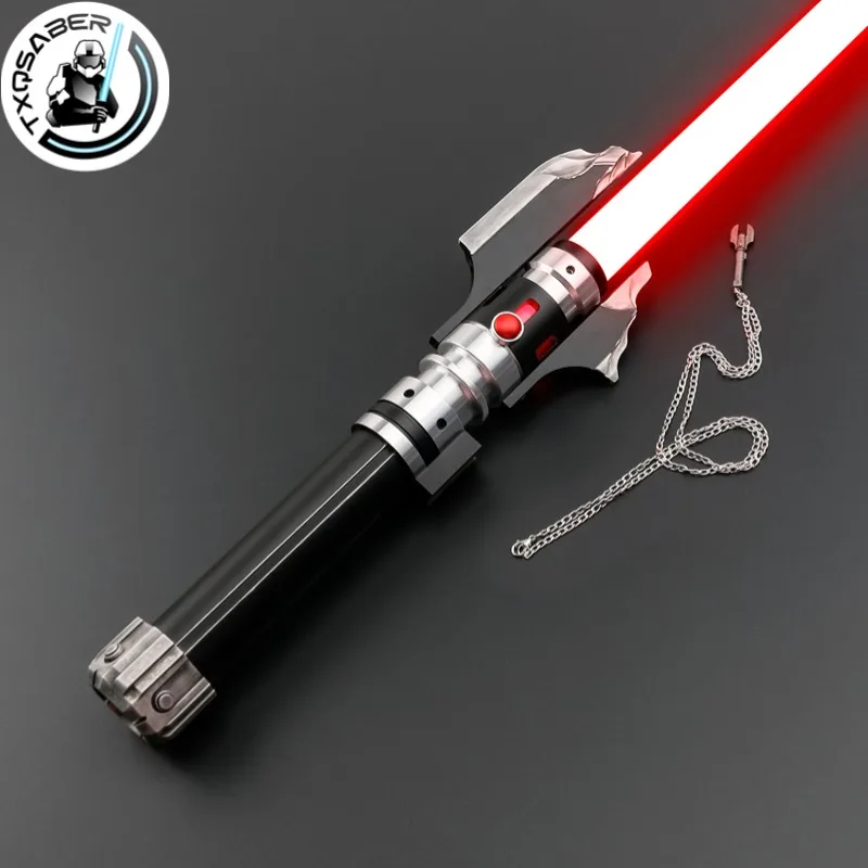 

TXQSABER Дарт Мальгусный световой меч, гладкие качели, металлическая рукоять для тяжелого дуэльного цвета, звуки, изменение лазерного меча, косплей, детские игрушки