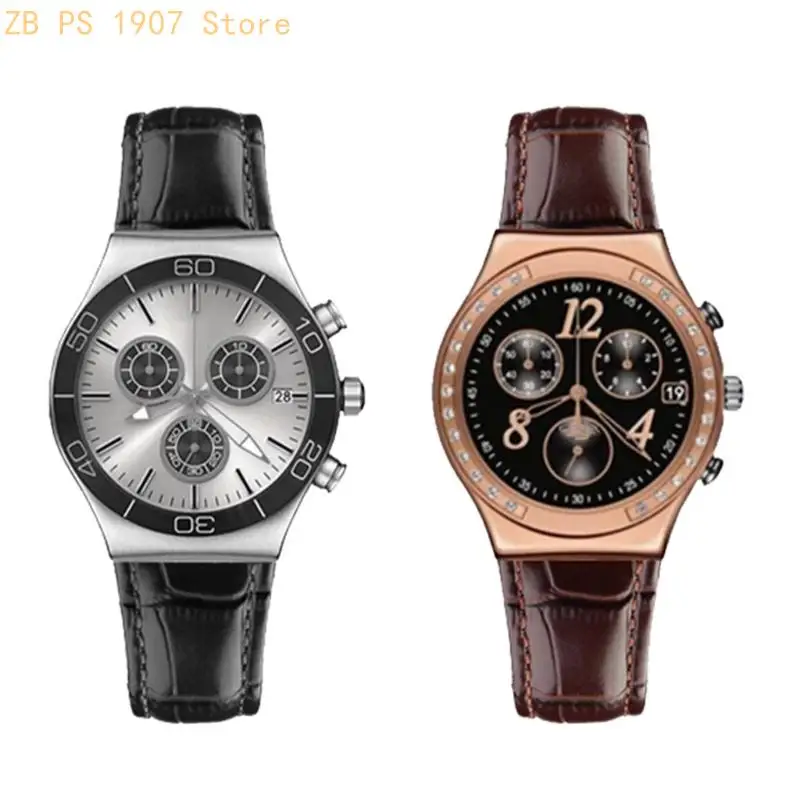 

Leather Band Easy Installation for Effortless Styles Updates 55KA