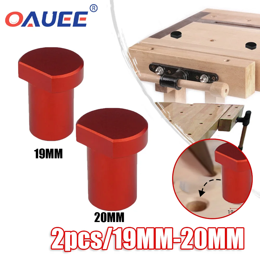 

2pcs Card Tenon Table Card Quick Release Woodworking Table Limit Block Table Block Dare for Carpentry Desktop Tenon Φ20mm/Φ19mm