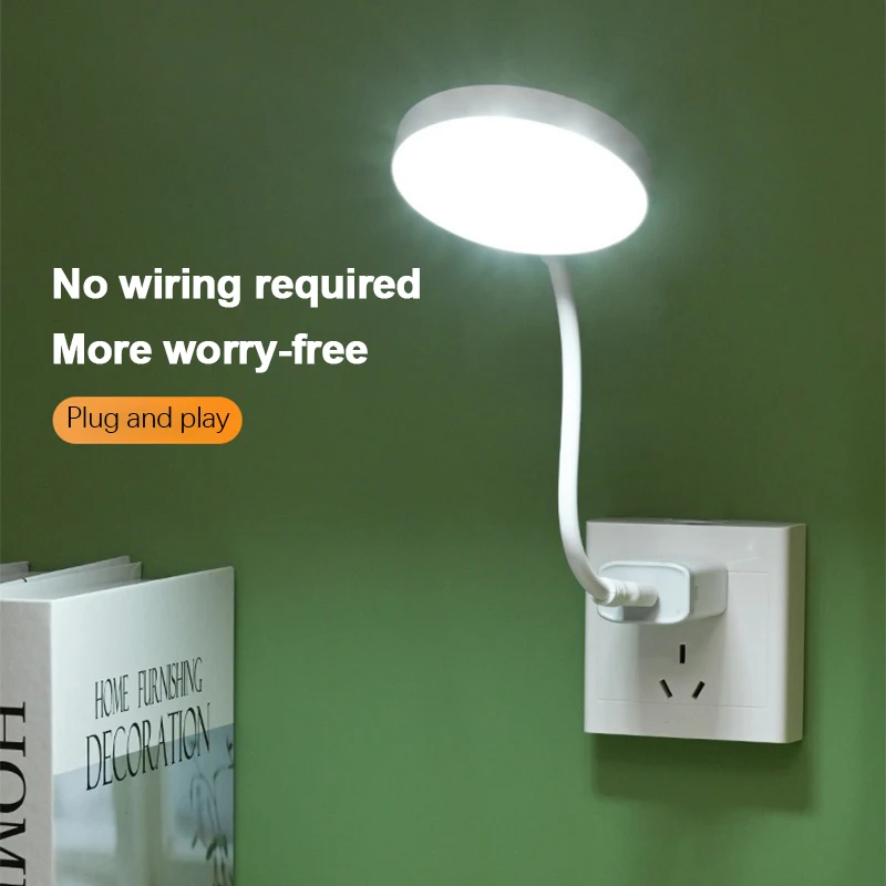 USB Reading Night Lights LEDs Super Bright Book Light 5V Flexible Table Lamp Touch Switch Dimming For Laptop Notebook PC Compute