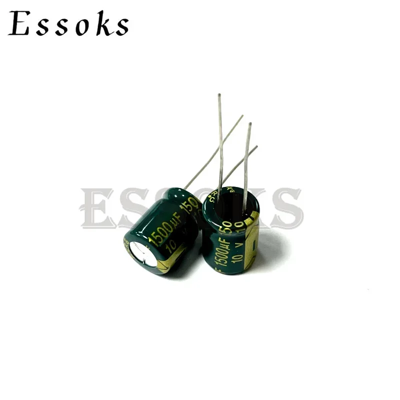 20pcs Electrolytic Capacitor 10V1500UF 10V 1500UF 10X13 mm High Frequency Low ESR Aluminum Capacitors