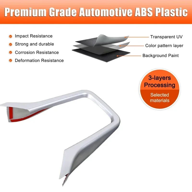 

ABS Carbon Fiber Car Center Control Decorative Frame Cover Interior Car Accessories For Porsche Cayenne 2011-2017