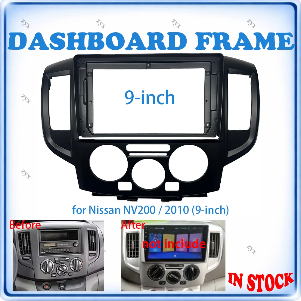 

Car Radio Fascia Frame For Nissan NV200 2010 9 inch Wiring Harness Power Cable Car Accessories Plug & Play