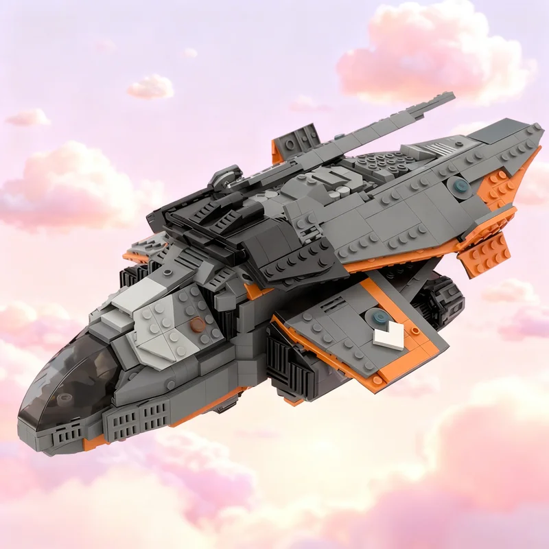 

Набор строительных блоков MOC Elite Dangerous Diamondback Explorer (1297 деталей) — модель космического корабля, архитектурный конструктор, идеальный подарок на Рождество для детей