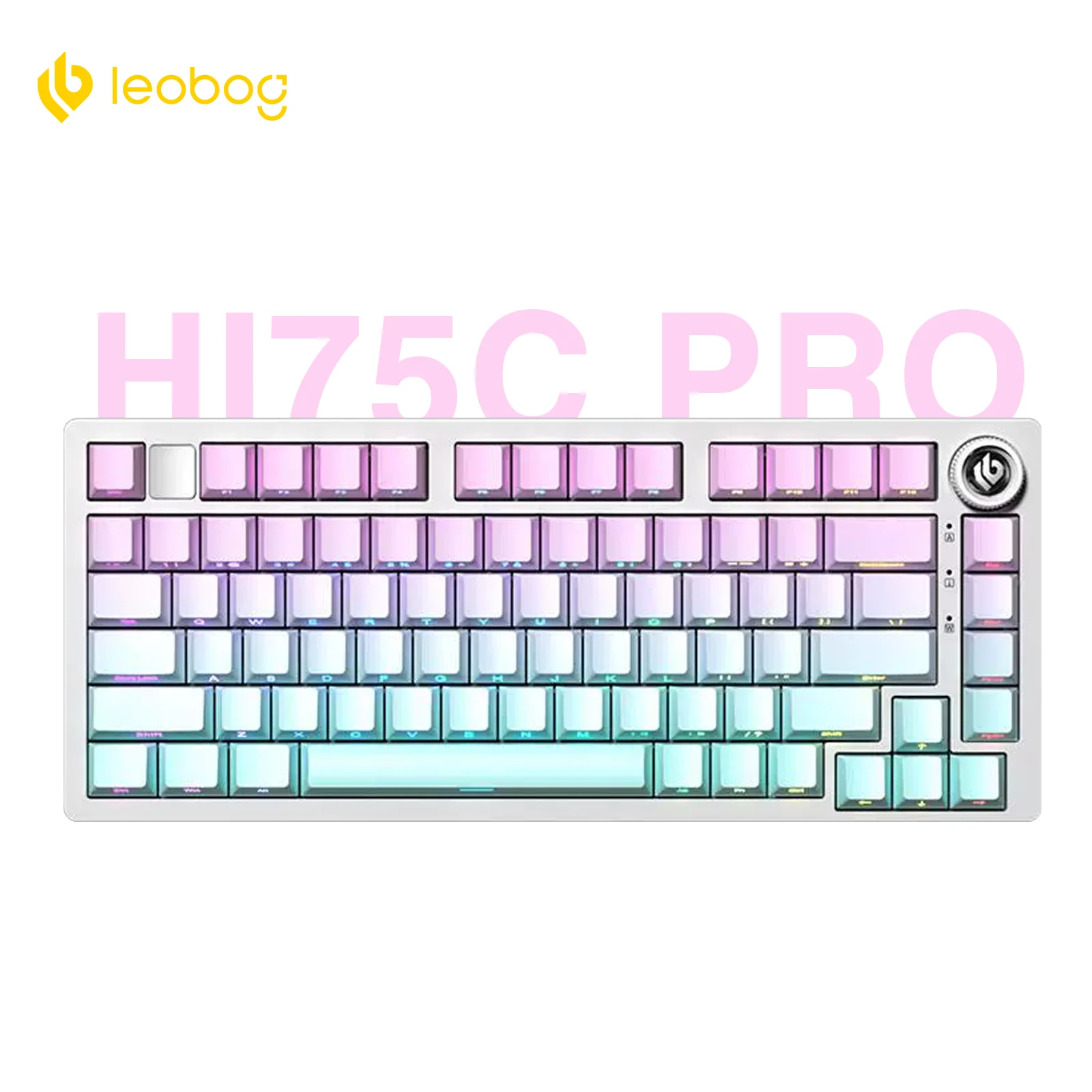 LEOBOG Hi75C/HI75C Pro 75% Custom Mechanical Keyboard Aluminum RGB