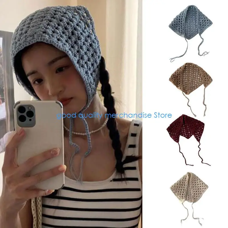 Y5JD Driehoekig voor Hoofddoek Hoofddoek Elegante Halsdoek Modeaccessoire voor