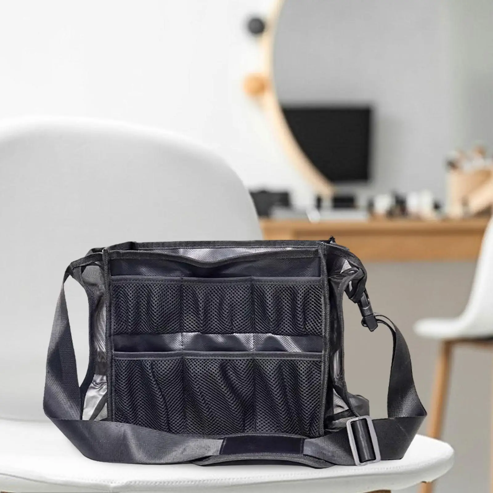 

Поясная сумка для макияжа, многофункциональная прочная косметичка, легкая поясная сумка с несколькими карманами, косметичка для путешествий на открытом воздухе