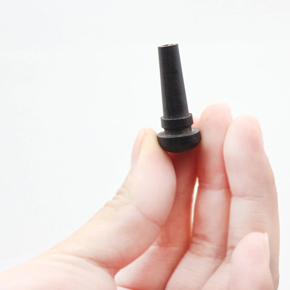 

6Pcs Violin Ebony Tailpins Endpiece Plugs Durable Replacement Parts for Various Violin Brands Models Enhanced Playing Experience