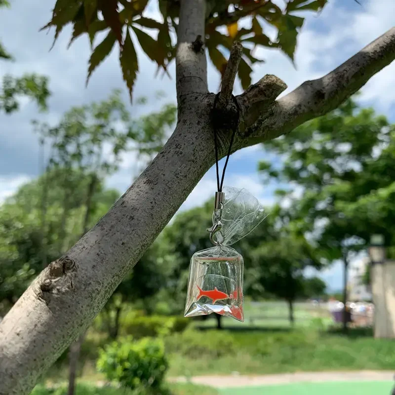 かわいい魚電話チャームストラップストラップかわいい女性チェーンペンダントキーバッグ素敵なアクセサリー