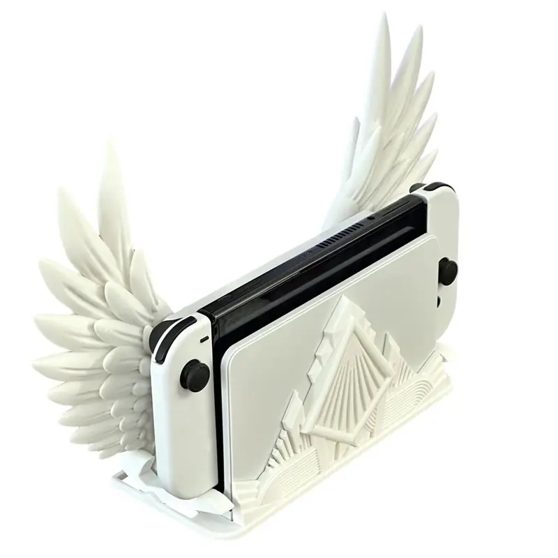 

ABKI-Detachable Wing Base Stand For Switch Game Console Desktop Holder Decorative Display Accessory For Switch