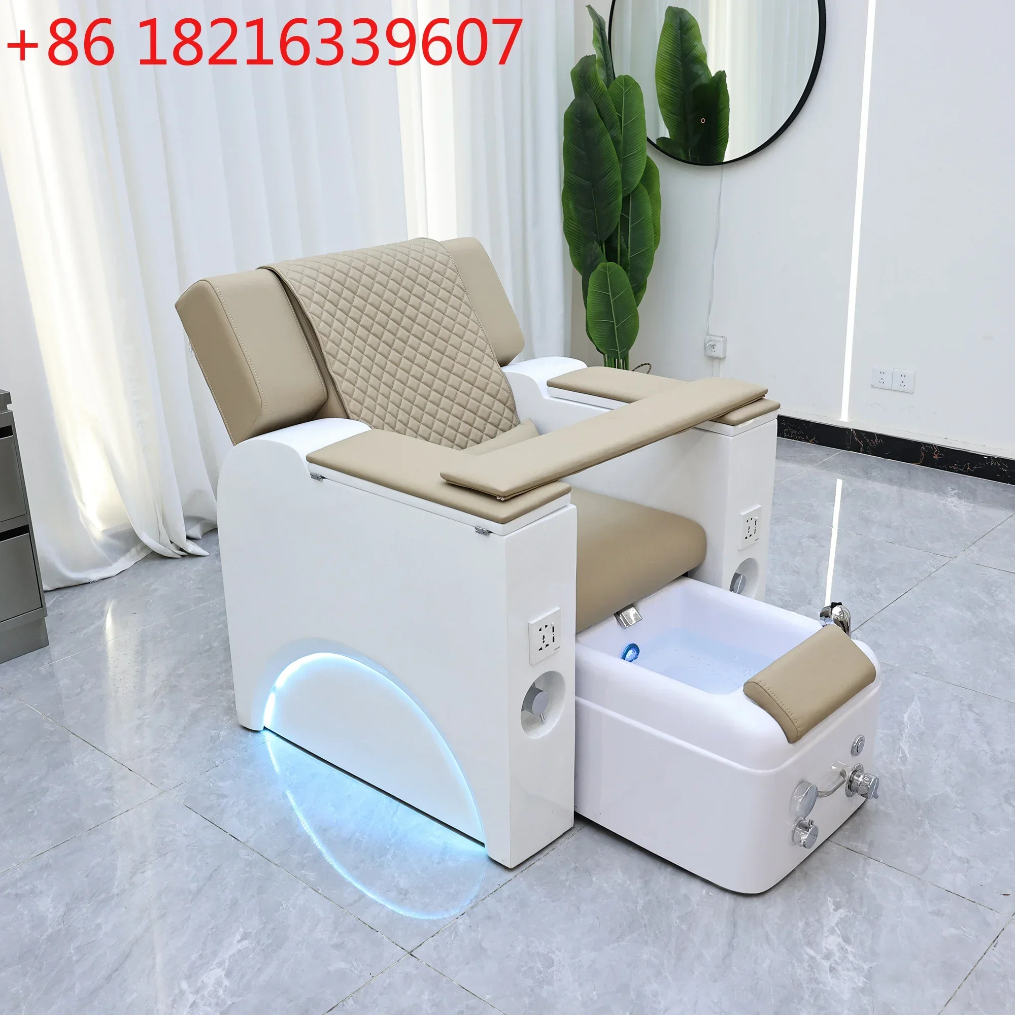 Internet celebrity manicure foot bath sofa electric eyebrow tattooing and foot integrated recliner special pedicure foot wash
